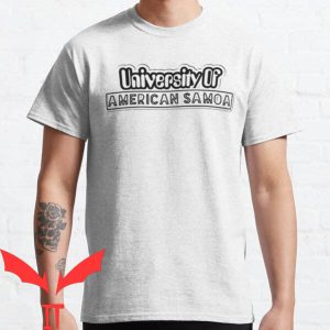 University Of American Samoa T-shirt Law School Typography