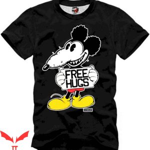 Mickey Rat T-shirt Mickey Free Hugs Pow Mouse Undercover