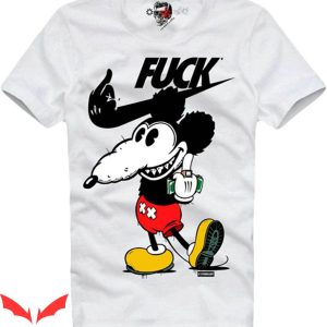 Mickey Rat T-shirt Finger Mickey White God Of Fear Palace