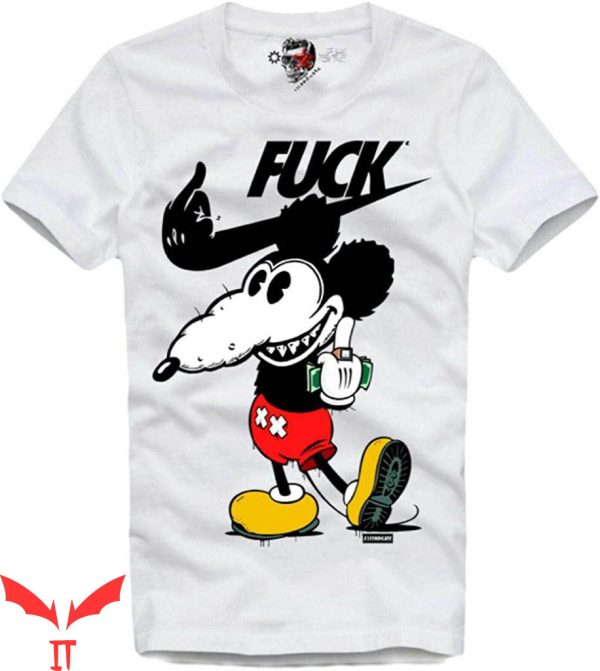 Mickey Rat T-shirt Finger Mickey White God Of Fear Palace