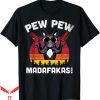 Pew Pew Madafakas T-shirt Frenchie Vintage French Bulldog