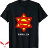 Super Jew T-Shirt Distress Vintage Funny Super Star David