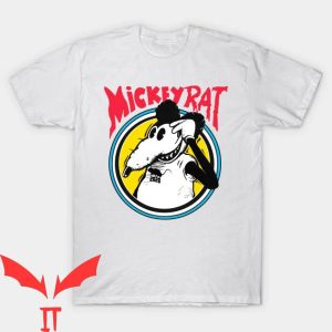 Mickey Rat T-shirt Vintage Retro Mickey Rat Scary Spotlight