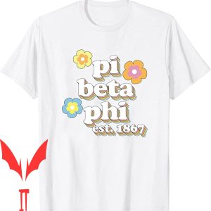 Alpha Gamma Delta T-Shirt Personalized Sorority Style Flower