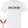 Alpha Gamma Delta T-Shirt Rho Comfort Colors Fraternal Block