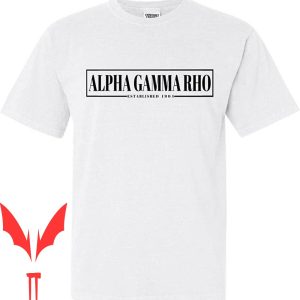 Alpha Gamma Delta T-Shirt Rho Comfort Colors Fraternal Block