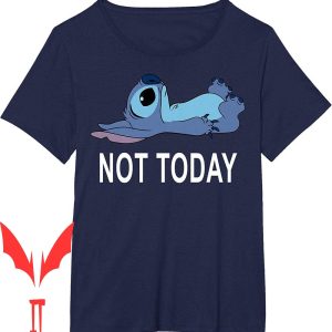 Android 18 T-Shirt Disney Lilo Stitch Not Today Stitch