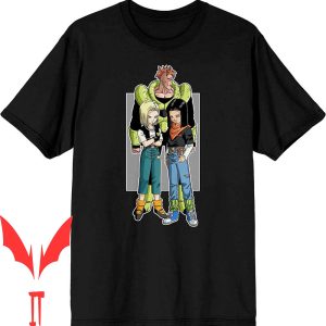 Android 18 T-Shirt Dragon Ball Z Anime Android Characters