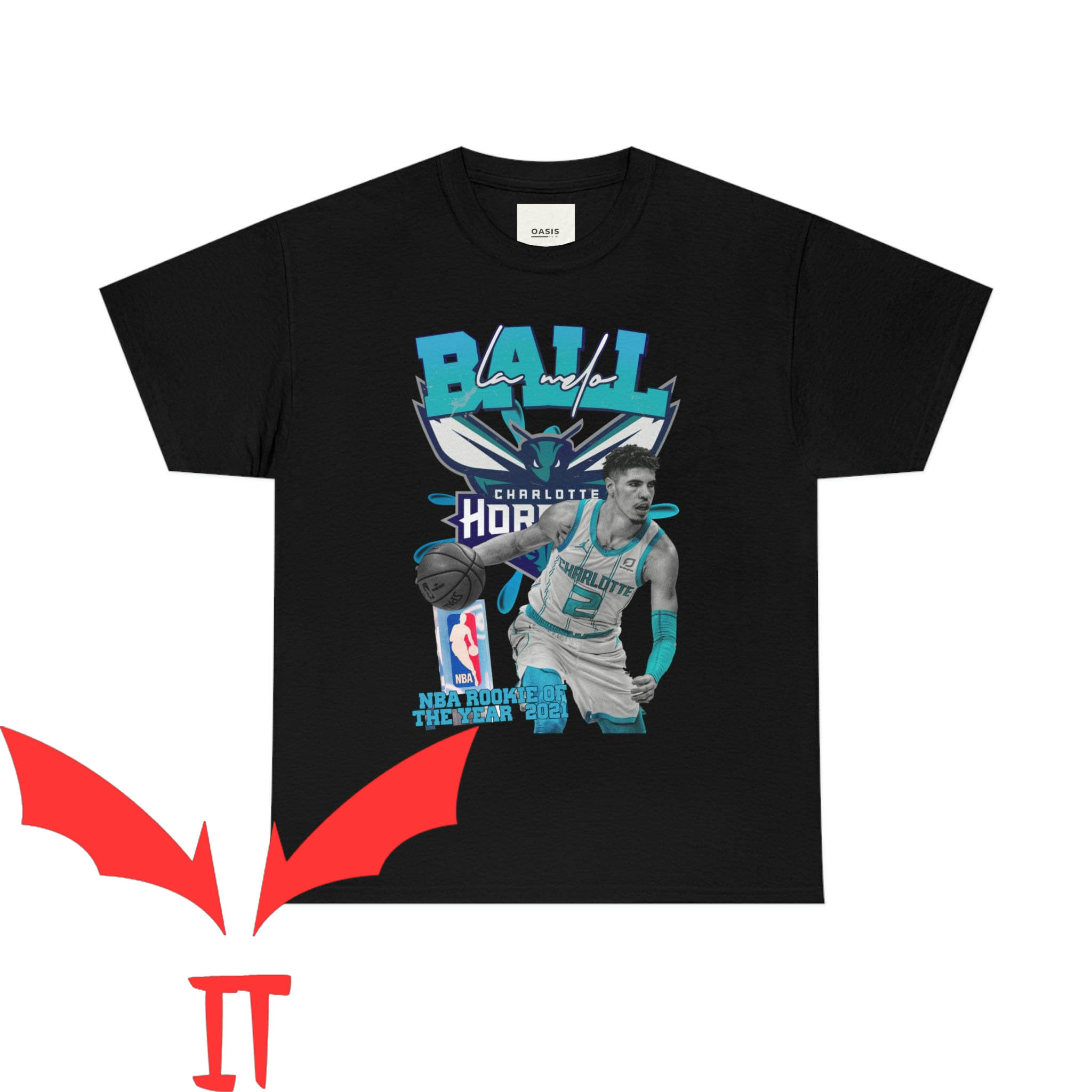Ball In T-Shirt Lamelo Ball Vintage 90s Trendy Sporty Ball In T-Shirt Lamelo Ball Vintage 90s Trendy Sporty