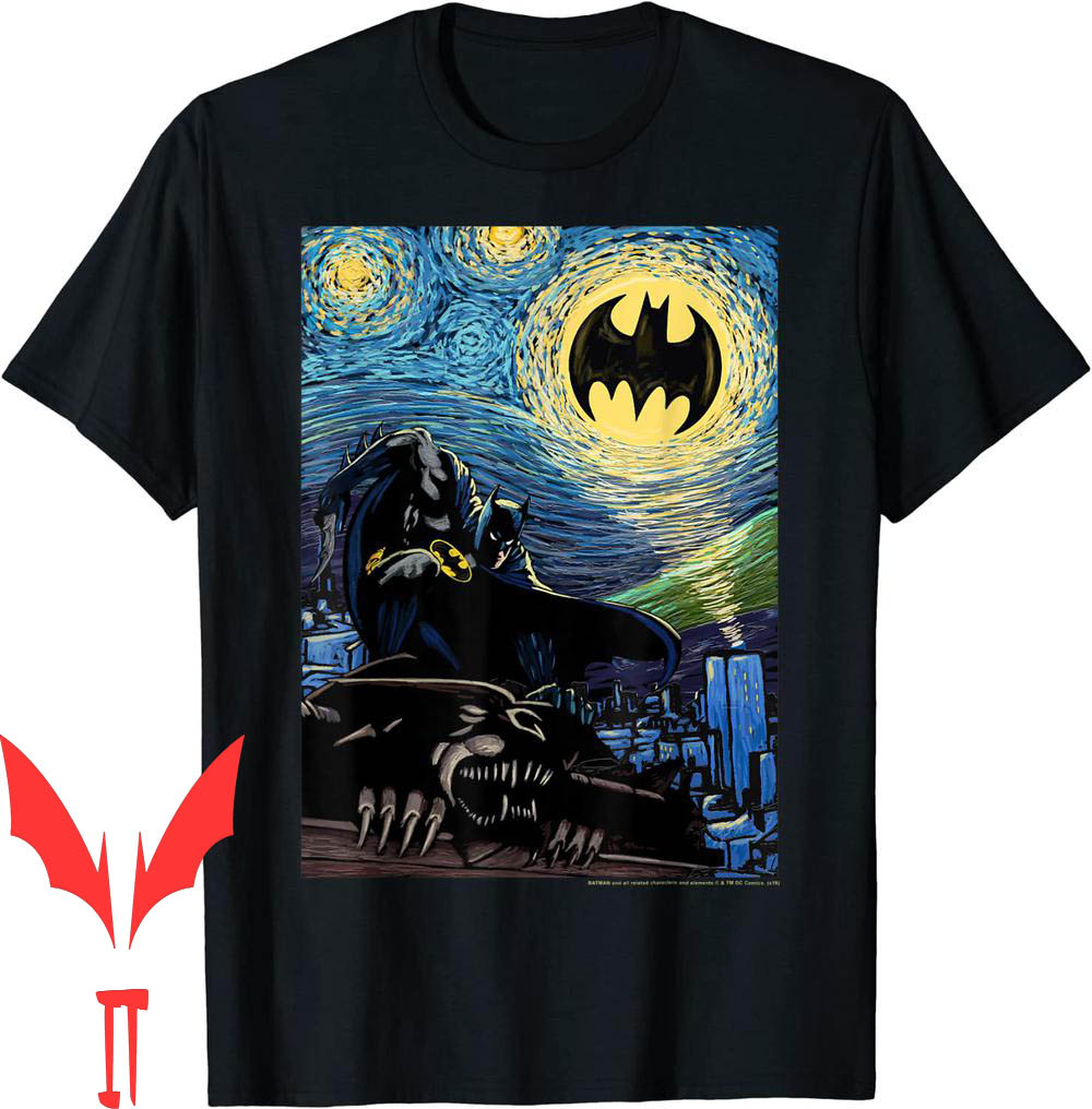 Batman Eagles T-Shirt DC Comics Starry Night Style Painting Batman Eagles T-Shirt DC Comics Starry Night Style Painting