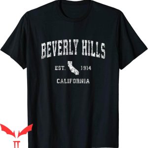 Beverly Hills T-Shirt California CA Vintage Athletic Sports