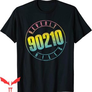 Beverly Hills T-Shirt Color Blend Logo Trendy Travel Tee