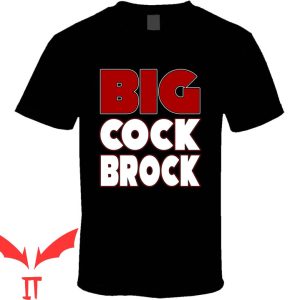 Big Cock Brock T-Shirt Classic Lettering Humor Funny Meme