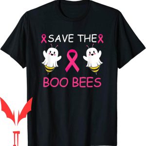 Boo Bees T-Shirt Save The Halloween Funny Breast Cancer