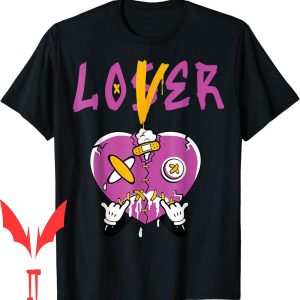 Brotherhood Jordan 1 T-Shirt Retro Loser Lover Heart Drippin