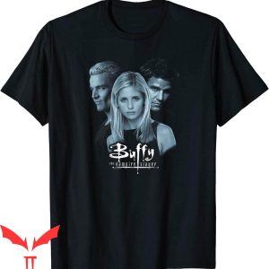 Buffy Slayer T-Shirt Buffy Spike And Angel Photo Tee