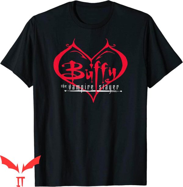 Buffy Slayer T-Shirt Buffy The Vampire Slayer Gothic Heart