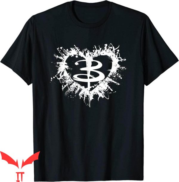 Buffy Slayer T-Shirt Buffy The Vampire Slayer Heart Tee