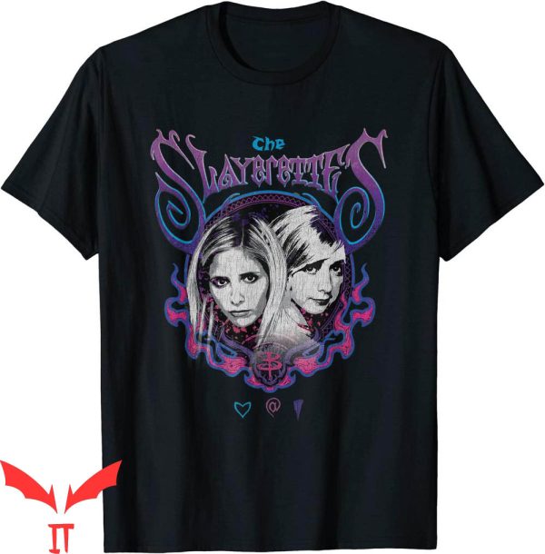 Buffy Slayer T-Shirt The Slayerettes Rock Band Vintage Tee