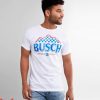 Busch Apple T-shirt Busch Racing American Beer Lover Cheer