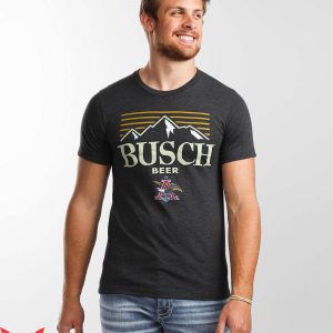 Busch Apple T-shirt Vintage Beer Lover Cheer Busch Logo