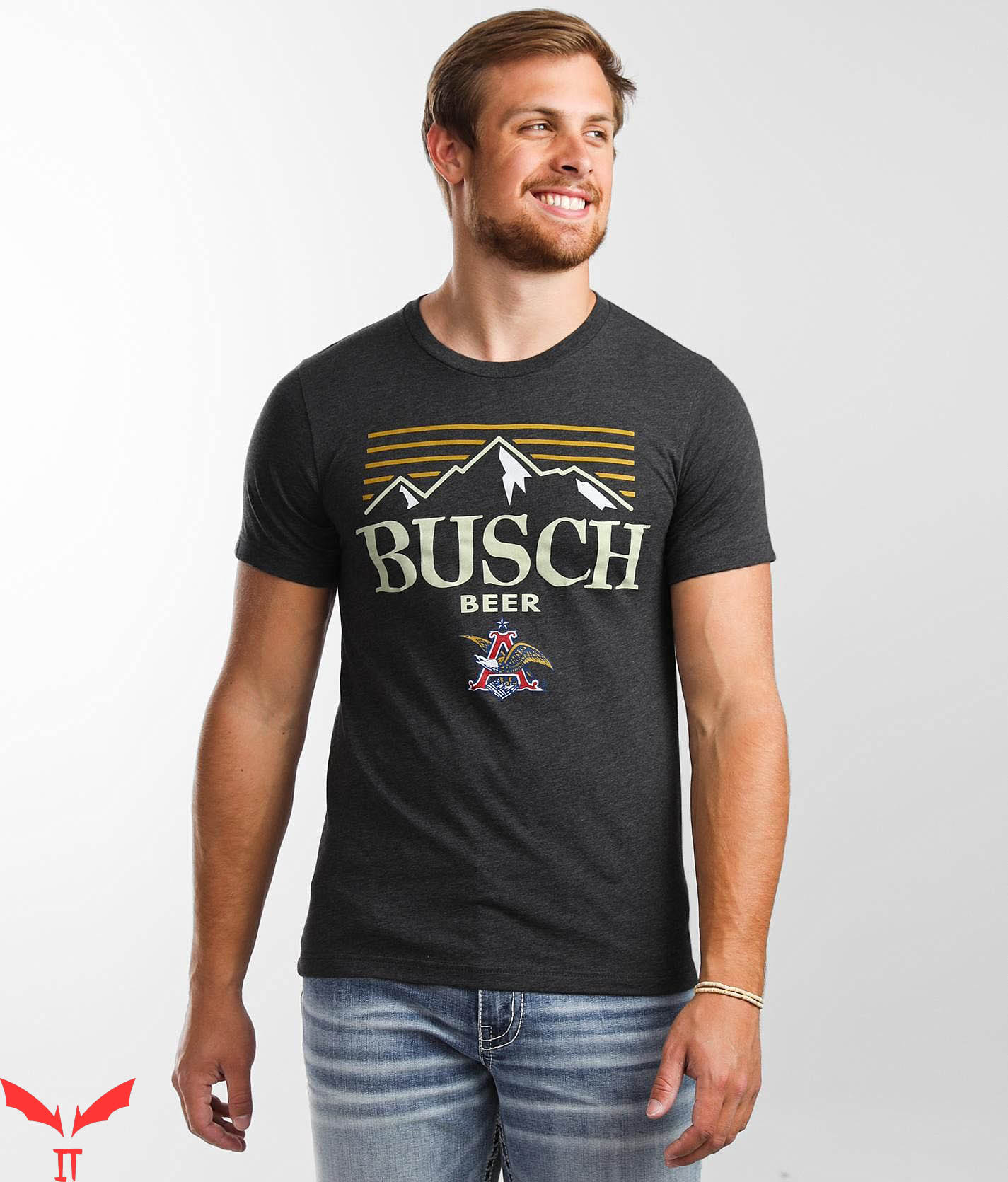 Busch Apple T-shirt Vintage Beer Lover Cheer Busch Logo Busch Apple T-shirt Vintage Beer Lover Cheer Busch Logo