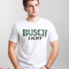 Busch Apple T-shirt Beer Lover Cheer Busch Light Typography