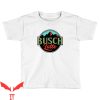Busch Apple T-shirt Beer Lover Cheer Busch Latte Typography