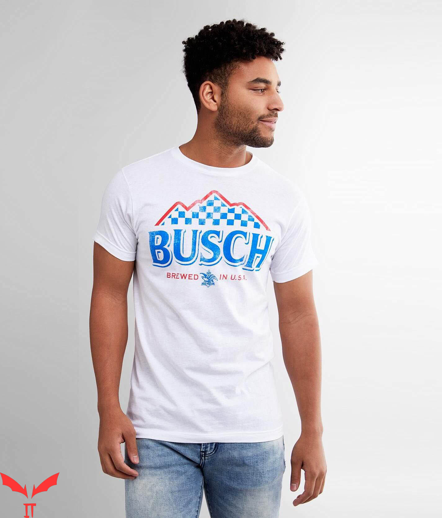 Busch Apple T-shirt Busch Racing American Beer Lover Cheer Busch Apple T-shirt Busch Racing American Beer Lover Cheer