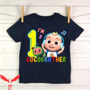 Cocomelon Birthday T-Shirt 1st Birthday Boy Family Funny Tee