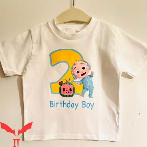 Cocomelon Birthday T-Shirt Second Bday Theme Two Year Old