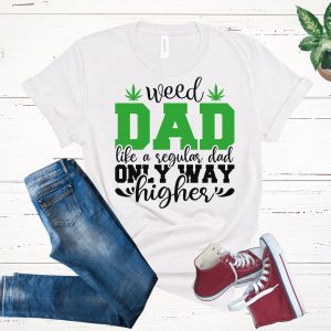 Dads Against Weed T Shirt Dopest Dad Cannabis Weed Shirt