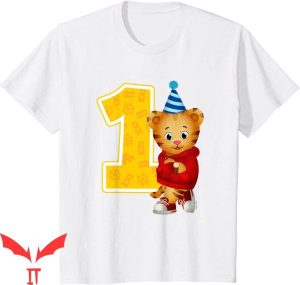Daniel Tiger Birthday T-Shirt My 1st Birthday Funny