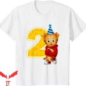 Daniel Tiger Birthday T-Shirt My 2nd Birthday Funny