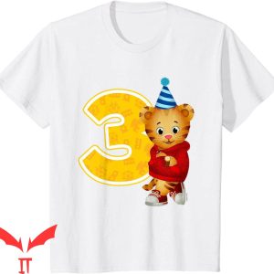 Daniel Tiger Birthday T-Shirt My 3rd Birthday Funny