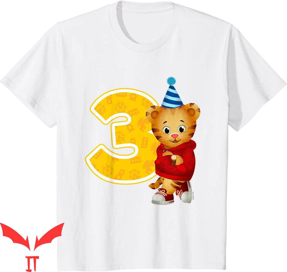 Daniel Tiger Birthday T-Shirt My 3rd Birthday Funny