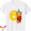 Daniel Tiger Birthday T-Shirt My 6th Birthday Funny