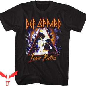 Def Leppard Love Bites T-Shirt Band Concert Music Vintage