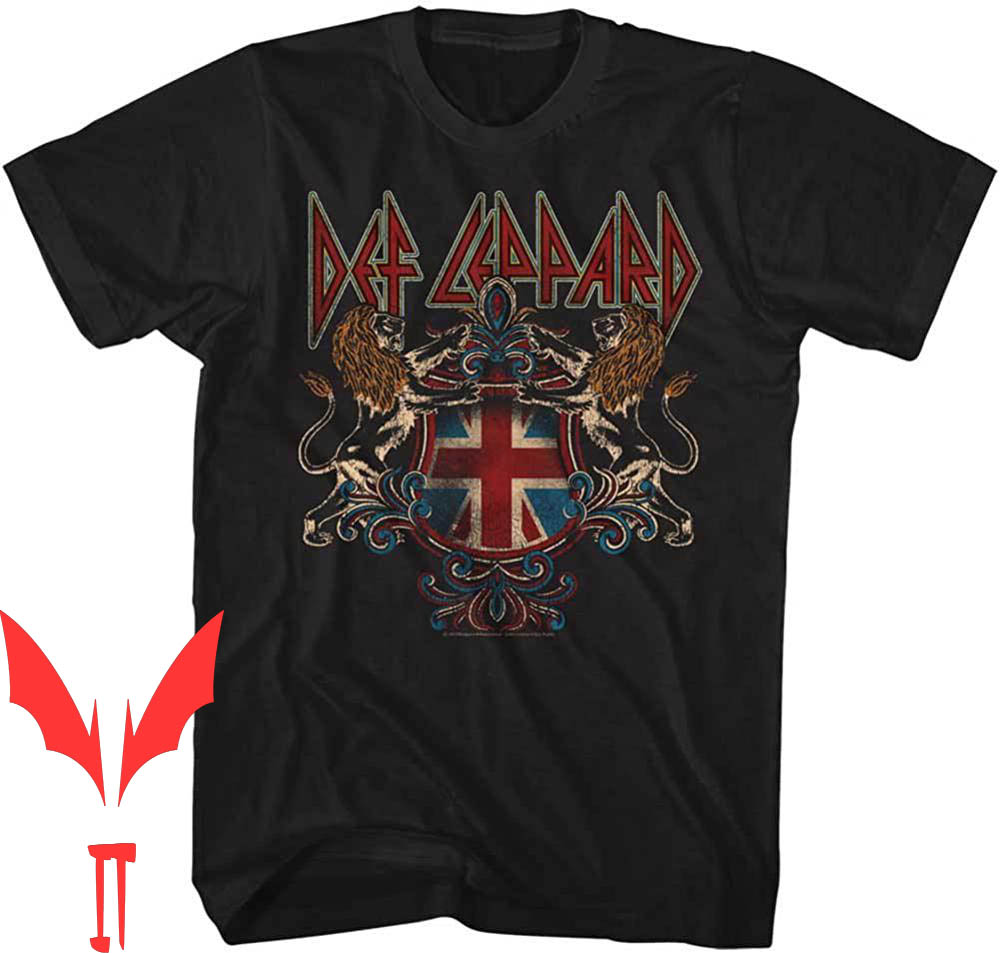 Def Leppard T-Shirt 80s Metal Band Rock N Roll Def Crest Def Leppard T-Shirt 80s Metal Band Rock N Roll Def Crest