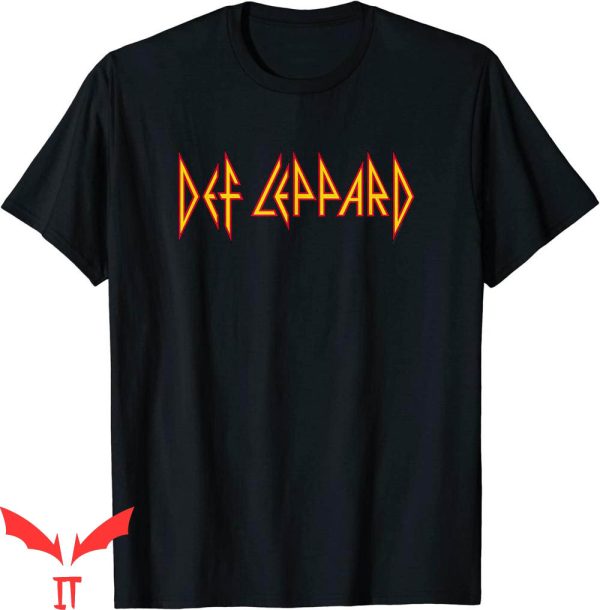 Def Leppard Union Jack T-Shirt Classic Logo 80s Heavy Metal