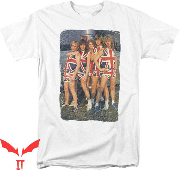 Def Leppard Union Jack T-Shirt Popfunk Classic Band 80s Rock