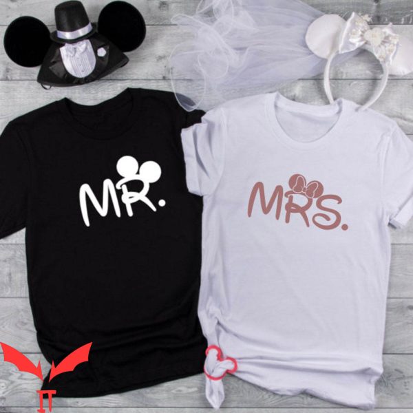 Disney Mr And Mrs T-Shirt