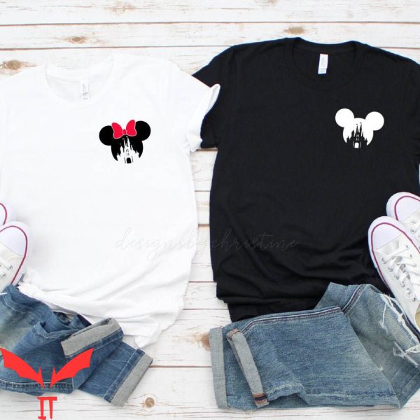 Disney Mr And Mrs T-Shirt Couples Honeymoon Matching Tee