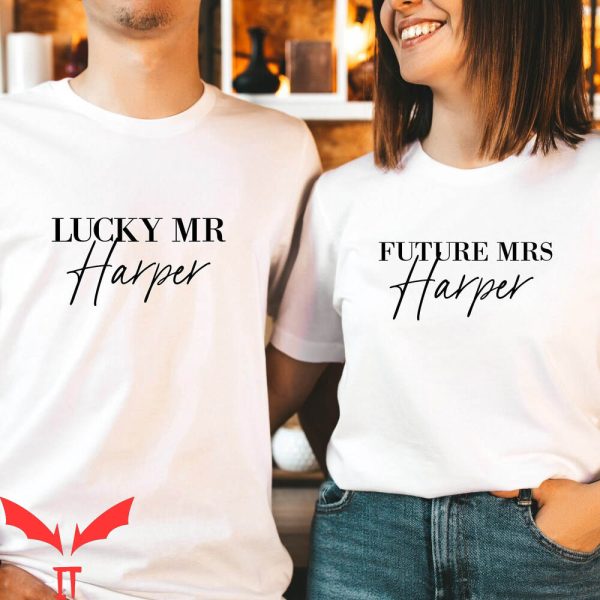 Disney Mr And Mrs T-Shirt Future Mrs Lucky Mr Engagement