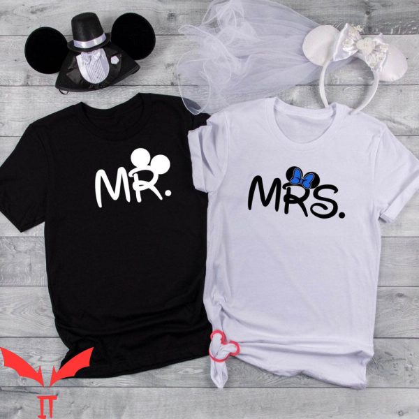 Disney Mr And Mrs T-Shirt Mickey And Minnie Couple Matching
