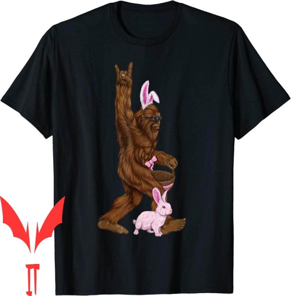 Easter 5s T-Shirt Bigfoot Bunny A Basket Is Funny For Sunday