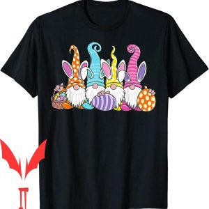 Easter 5s T-Shirt Bunny Spring Gnome Egg Hunting Basket Gift