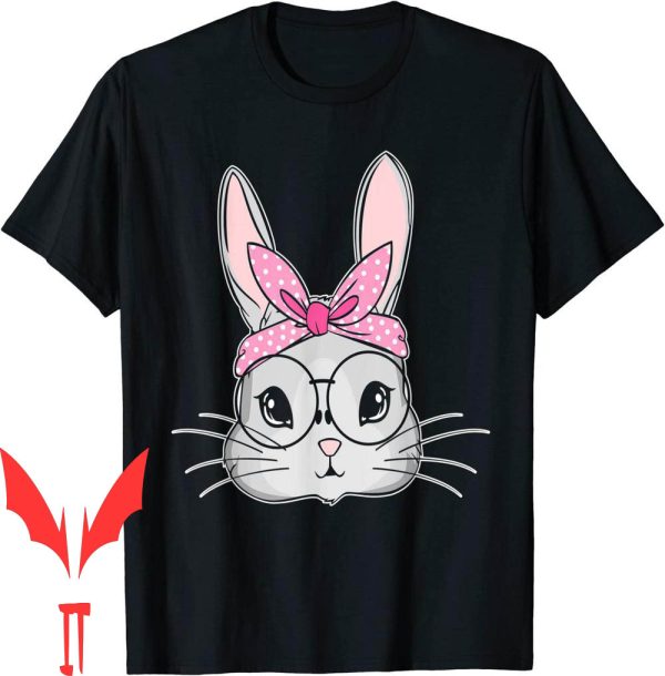 Easter 5s T-Shirt Easter Bunny Cute Rabbit Messy Bun