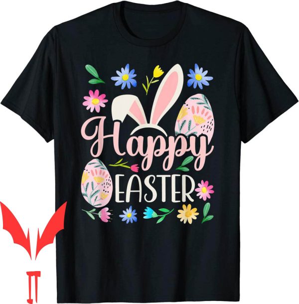 Easter 5s T-Shirt Happy Sayings Egg Bunny