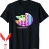 Easter 5s T-Shirt Star Wars Mandalorian Child Pastel Eggs